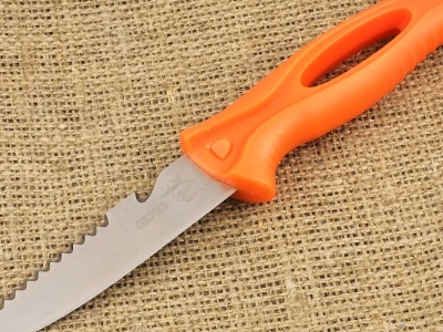 Нож нескладной рыбацкий Ножемир Окунь F-212O со стропорезом и серрейтором