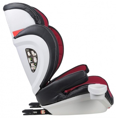 Автокресло детское CS-004 (бордовый/чёрный burgundy/black YB802A-bb)