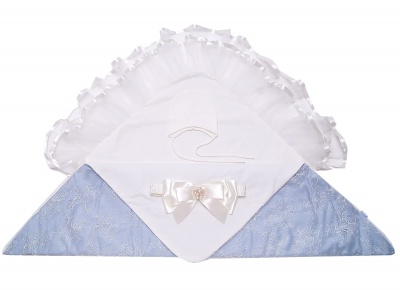 Комплект на выписку "Мадлен" 4пр. (60г), арт.1054 (лето (t от+10 до+25 С)) блюмираж ,арт.1054Б