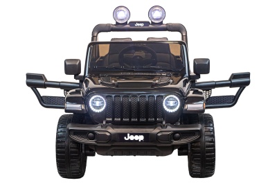 Электромобиль Джип Jeep Rubicon 4x4 (чёрный)