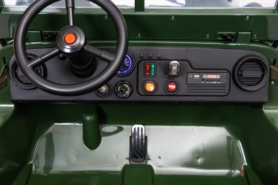 Электромобиль Jeep Willys YKE 4137 4x4 (армия зелёный)