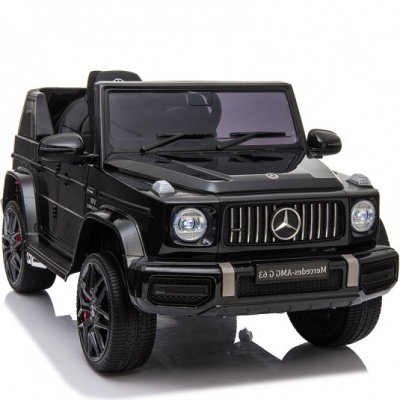 Детский электромобиль Mercedes-AMG G63 (O777OO) черный глянец