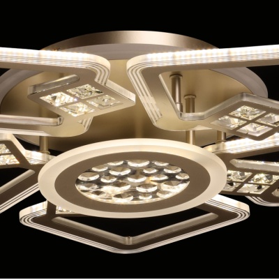 Люстра (пульт) Мадлен 134+28W LED 220 V (424016107)