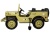 Электромобиль Jeep Willys YKE 4137 4x4 (песочный)