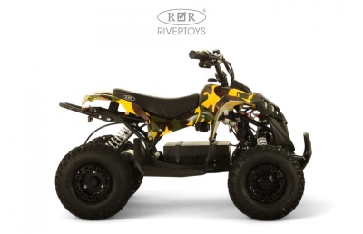 Детский электроквадроцикл MARK желтый камуфляж