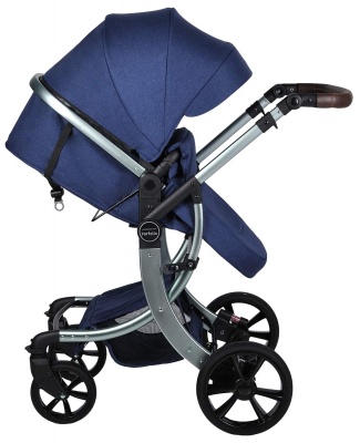 Коляска трансформер Aimile Original (New Silver) 608L (Синий)
