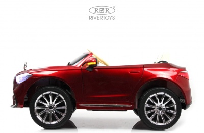Детский электромобиль М333БХ 4WD красный глянец