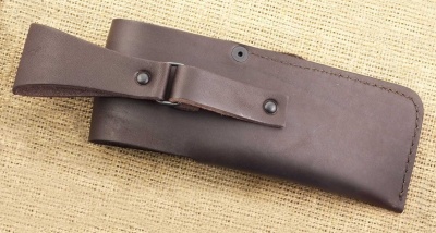 Чехол для складного ножа кожаный ЧДС №17(ДОВОД)