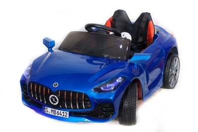 Электромобиль Mercedes Benz SPORT (синий краска)