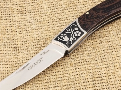 Нож складной Ножемир Чёткий Расклад Силуэт C-198 с нейлоновым чехлом