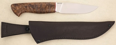 Нож Elmax ручной работы порошковая сталь Uddeholm Элмакс Ножемир Limited КУНИЦА (4095)ELMAX