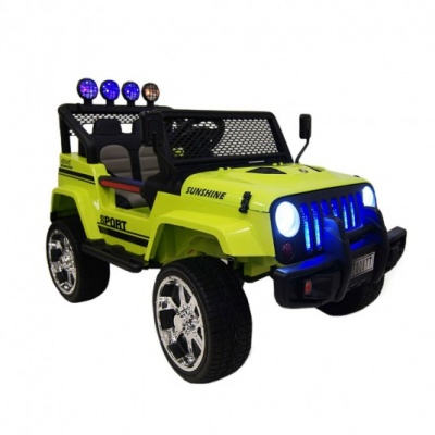 Детский электромобиль T008TT 4WD зеленый