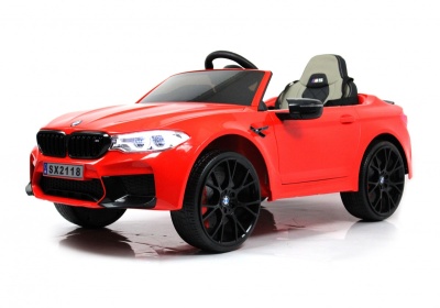 Детский электромобиль BMW M5 Competition (A555MP) красный