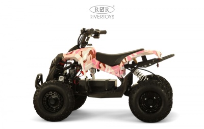 Детский электроквадроцикл MARK розовый камуфляж