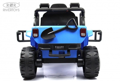 Детский электромобиль T222TT 4WD синий