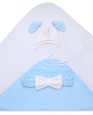 Комплект на выписку "Солнечный зайчик" 3пр. (60гр), арт.1063 (лето (t от +10 до+25 С)) голубой, арт.1063Г