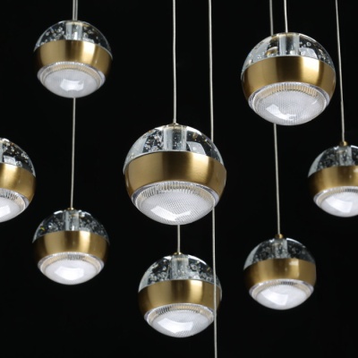 Люстра (пульт) Капелия 9*6W LED 220 V (730010809)