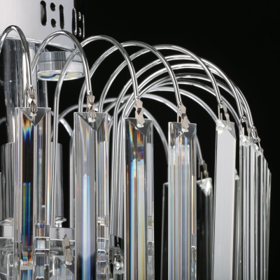 111015008 Бриз 4*60W E27+4*3W LED 220 V люстра (пульт)