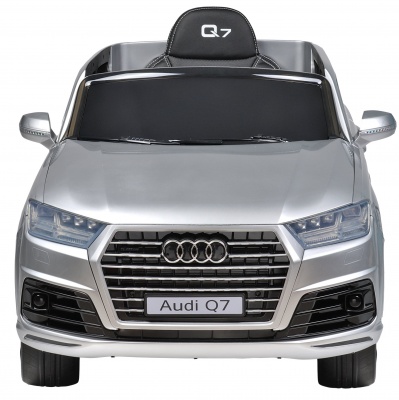 Электромобиль AUDI Q7 JJ555 колесо EVA, Экокожа (серый металик)