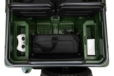Электромобиль Jeep Willys YKE 4137 4x4 (армия зелёный)