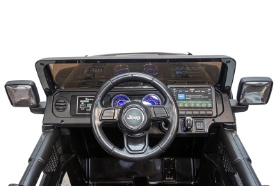 Электромобиль Джип Jeep Rubicon 4x4 (чёрный)