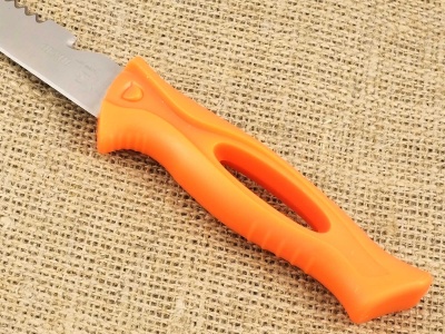 Нож нескладной рыбацкий Ножемир Окунь F-212O со стропорезом и серрейтором