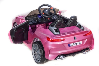 Электромобиль Mercedes Benz SPORT (розовый краска)