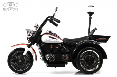 Детский электротрицикл K003PX белый