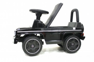 Каталка Mercedes JQ663 (G63) черный-кожа