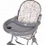 Стульчик для кормления Polini kids 152 Единорог Hello baby, серый