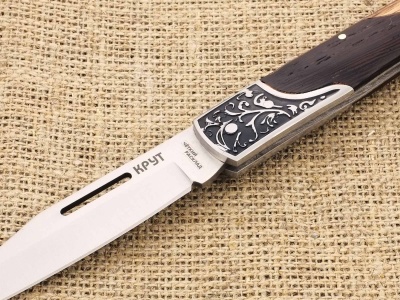 Нож складной Ножемир Чёткий Расклад Крут C-203 с нейлоновым чехлом