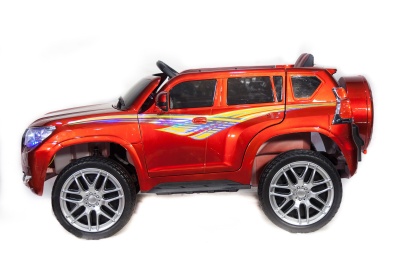 Электромобиль Toyota Prado 4х4 (красный краска)