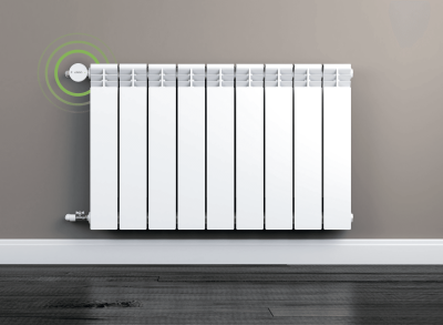 Беспроводной термостатический радиаторный клапан, M30x1,5 с адаптером клапана RA, с батарейным питанием, белый 868 МГц ENGO (ETRV-M30)