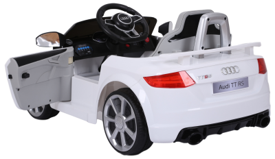 Детский электромобиль (2020) AUDI JЕ1198 (12V, колесо EVA) (белый)