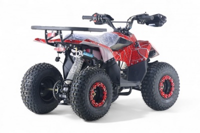 Детский квадроцикл LEON 49CC красный спайдер
