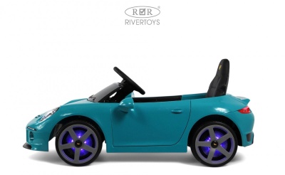 Детский электромобиль Porsche 911 RUF (A444AA) синий