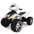 Детский электроквадроцикл E005KX белый (кожа)