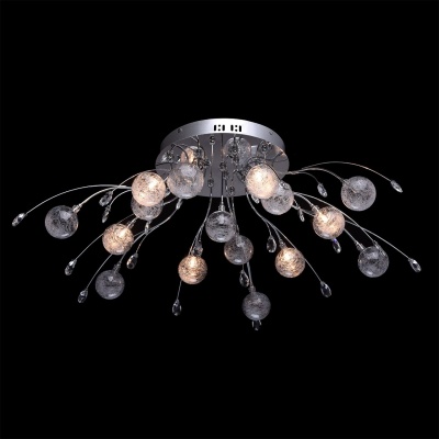 Люстра (пульт) Амелия 16*2,5W G4 LED 220 V (360014116)