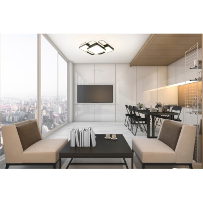 Люстра (пульт) Оскар 68W*2 LED 220 V (510011801)