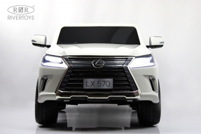 Детский электромобиль Lexus LX570 (Y555YY) белый