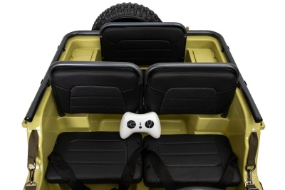 Электромобиль Jeep Willys YKE 4137 4x4 (песочный)