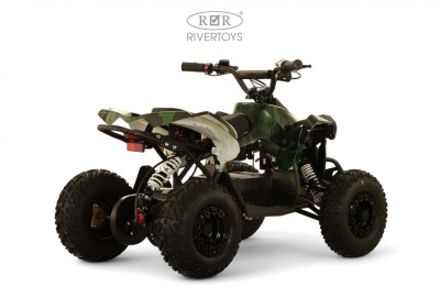 Детский электроквадроцикл MARK зеленый камуфляж