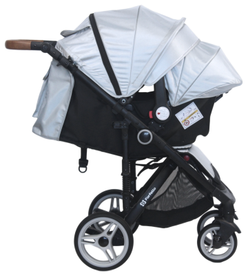 Коляска детская прогулочная Bino Angel Comfort Серебристый