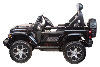 Электромобиль Джип Jeep Rubicon 4x4 (чёрный)