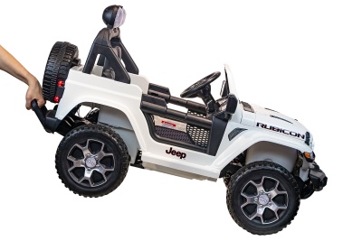 Электромобиль Джип Jeep Rubicon 4x4 (белый)