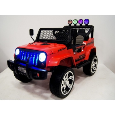 Детский электромобиль Jeep T008TT (4х4) красный