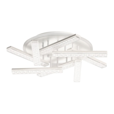 Люстра (пульт) Оскар 8X10W+22W RGB LED 220 V (510012208)