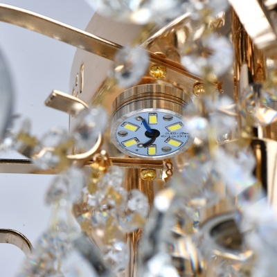 Люстра (пульт) Бриз 8*60W E27+8*3W LED 220 V (111010216)