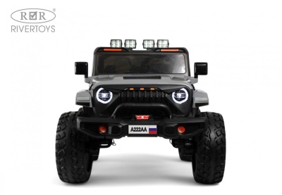 Детский электромобиль Jeep A222AA серый