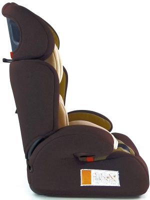 Автокресло детское CS-003 (коричневый/бежевый)
